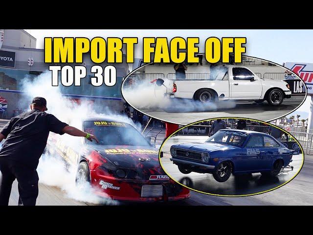 VEEDUBRACING - TOP 30 QUICKEST CARS AT THE LAS VEGAS IMPORT FACE OFF