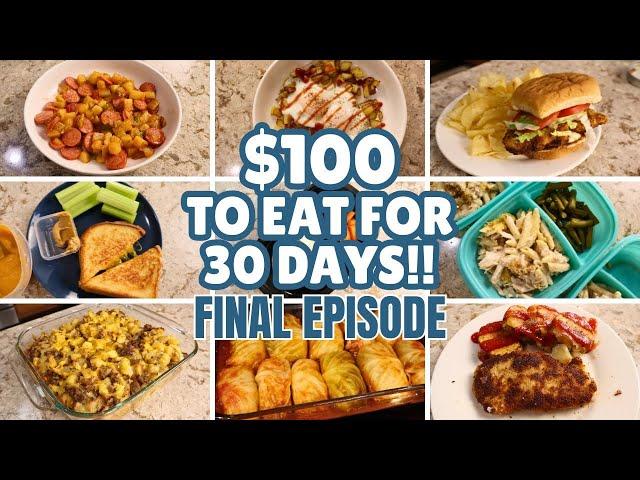 We Made It! $100 Grocery Budget for a Month! (Includes Episode Guide & Shopping List)