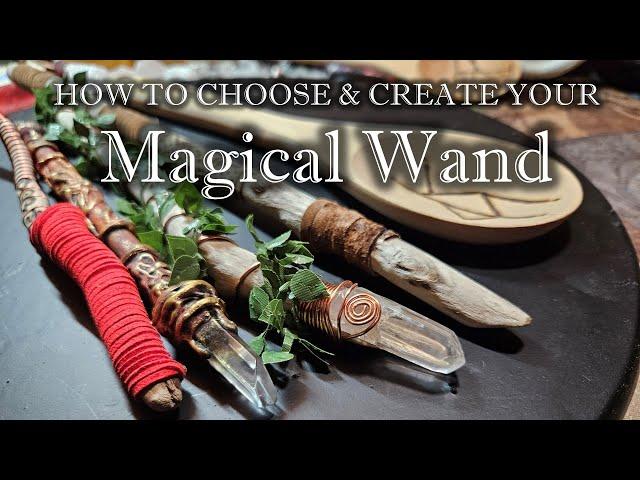 DIY Magic Wand, how to Choose, & Create Your Magic Wand,  Let's make 6 wands!Pagan Crafting