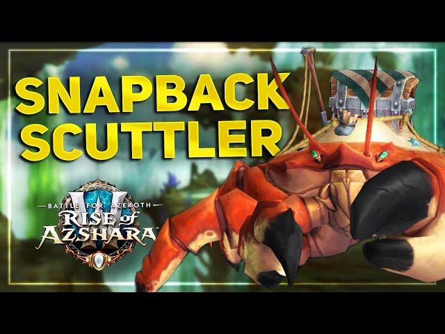 Snapback Scuttler Mount Preview - Rise of Azshara Patch 8.2