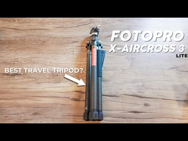 Is this is THE BEST Travel Tripod - Fotopro X-Aircross 3 Lite Carbon Fiber - weighs under 2lbs!