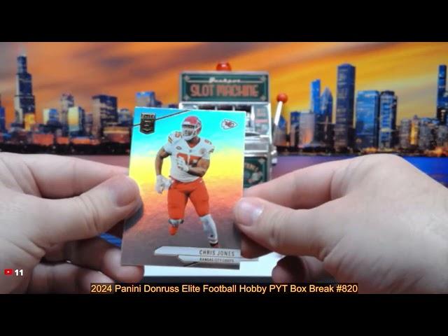 11-19-24 2024 Panini Donruss Elite Football Hobby PYT Box Break #820 - Pick Your Team!