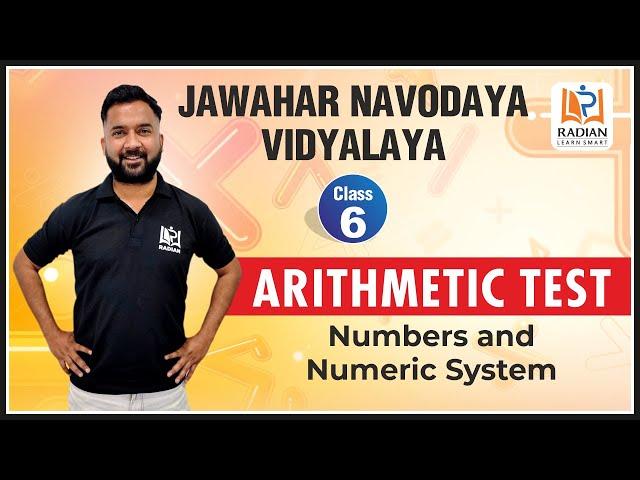 Number and Numeric System for Navodaya Vidyalaya | Maths Class 6 | JNV Entrance Exam 2022