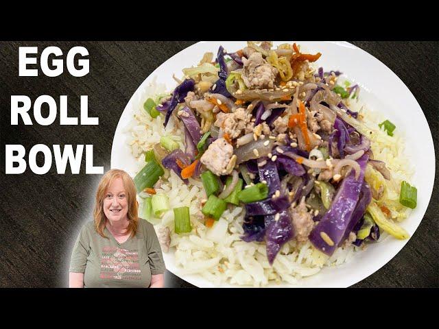 HOW TO MAKE AN EGG ROLL BOWL | Unstuffed Egg Roll Recipe