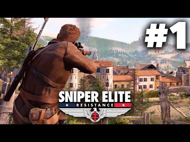 SNIPER ELITE RESISTANCE Gameplay Walkthrough Part 1 - INTRO (RTX 4090 PC 4K 60fps)