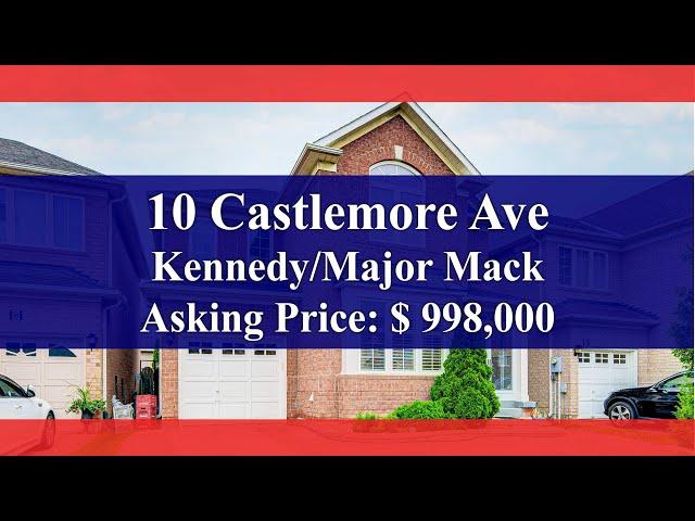 Good Value Detached: 10 Castlemore Ave, Markham, ON