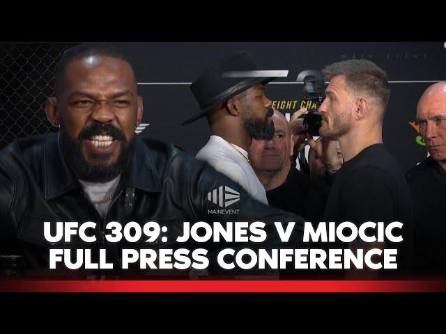 'A direct attack...this is PERSONAL' Jon Jones V Stipe Miocic Full Press Conference | Main Event