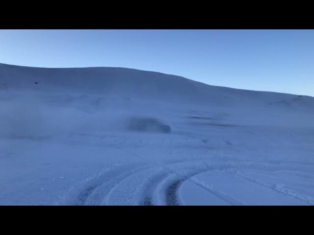 Subaru Forester Sti snow drift