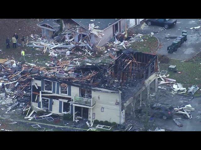 Chopper video shows aftermath of explosion at Orion Township condo complex