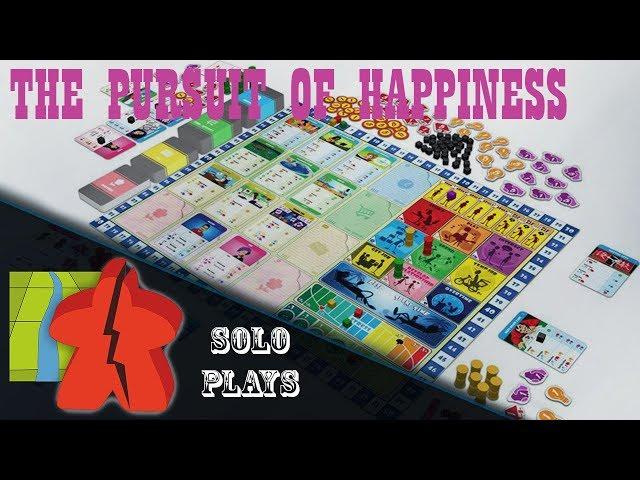 The Pursuit of Happiness Solo Play - The Broken Meeple