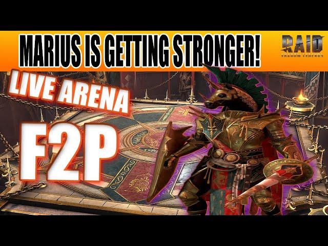 MARIUS IS PUTTING IN SOME WORK! Raid: Shadow Legends