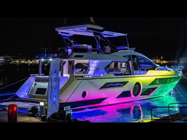 Inside an AWARD WINNING Yacht | Aicon 66 Vivere Yacht Walkthrough