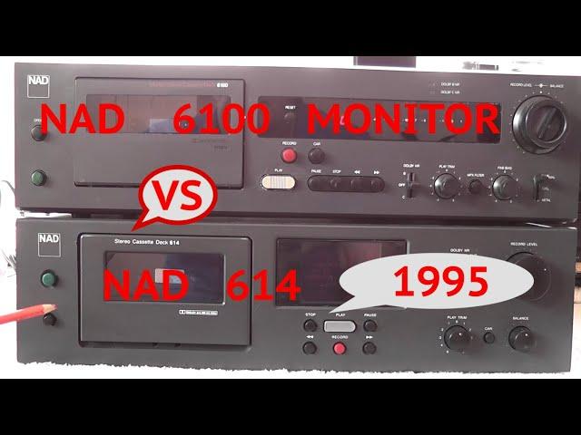 NAD 614  как эволюция NAD 6100 Monitor  Сравнение  Внешний  вид  и  органы  управления   ч 1