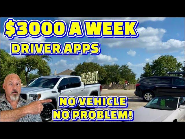 $2500-$3000 A WEEK DRIVER APPS ( EASY SIDE HUSTLE)