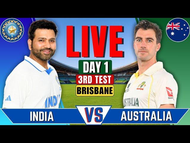 India vs Australia,3rd Test, Day 1 | IND vs AUS Live Match | Live Cricket Match Today | IND vs AUS