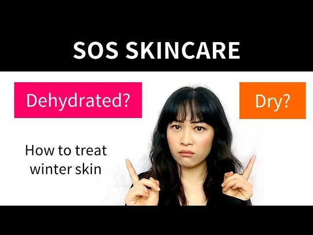 How to Fix Dry and Dehydrated Skin (Winter SOS Skincare) | Lab Muffin Beauty Science