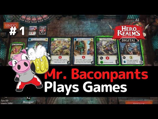 Can a Level 1 Thief Beat the Hard AI? | Hero Realms Digital Gameplay #1