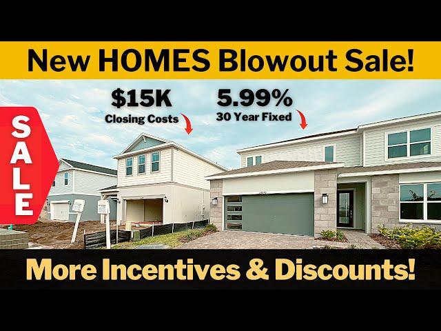 Inside 3 Florida New Construction Homes For Sale With Mind-Blowing Incentives! Markdown Madness!