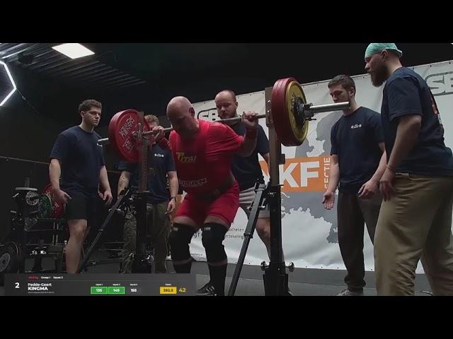 Wim Wamsteeker NK classic powerlifting masters II  120kg 210   115   230