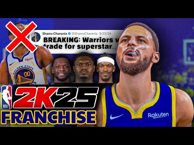 We made a HUGE Trade! | NBA 2K25 Golden State Warriors MyNBA Franchise | Ep 7 [S1]