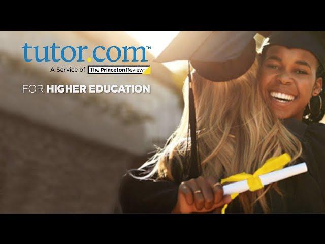 Tutor.com for Higher Education: How We Work | Demo Video