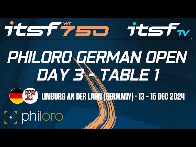 ITSF 750 Philoro German Open 2024 TABLE 1 - DAY 3