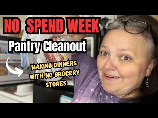 Pantry Cooking || ZERO SPEND WEEK || Shopping What I Already Have