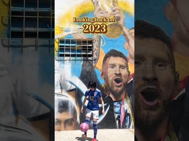 Looking back on 2023. Thank you for this year #サッカー #リフティング #観光 #football #soccer #newyear