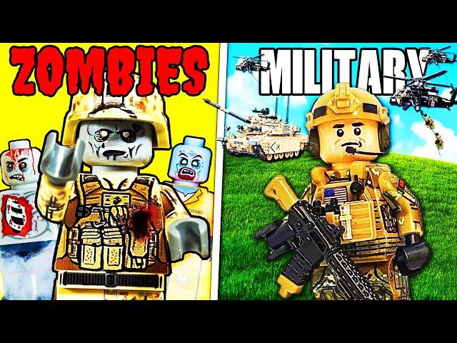 I built a ZOMBIE INVASION in LEGO City...