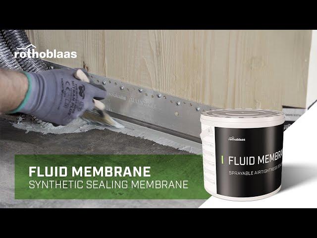 Synthetic sealing membrane for brush and spray application FLUID MEMBRANE - Rothoblaas