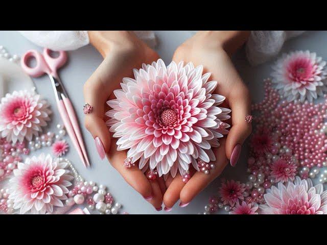 No CHEATING! You WILL BE SURPRISED how EASY and FAST it is to make these FLOWERS.