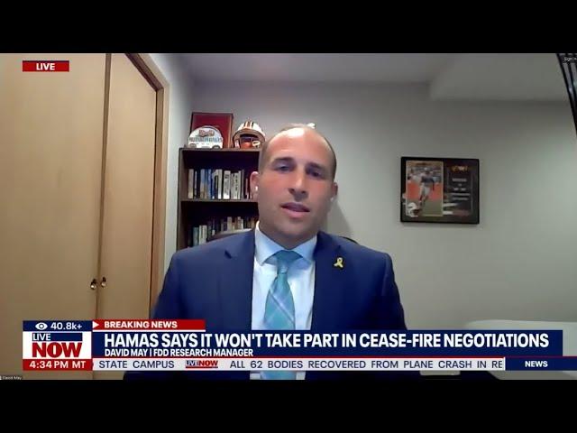 David May on Hamas' refusal to discuss ceasefire or hostage deal — Fox LiveNOW