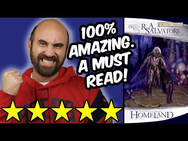 The Legend of Drizzt: Homeland (spoiler free review) by R.A. Salvatore