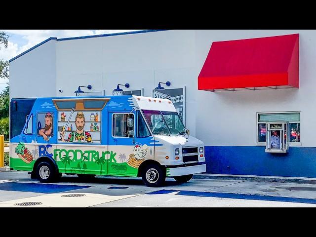 Taking a Food Truck Thru the Drive-Thru & Serving Them