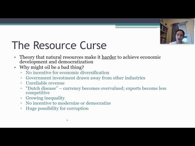 AP Comp Gov - The Resource Curse