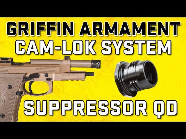 Suppressor Quick Detach System - Griffin CAM-LOK Tested On Beretta M9