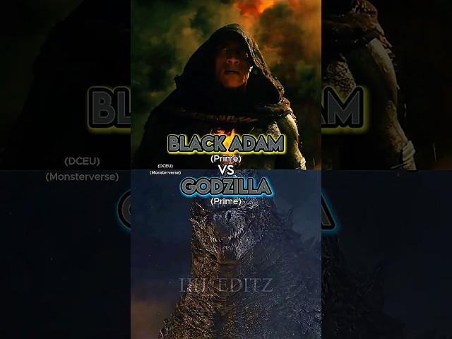 Black Adam vs Godzilla