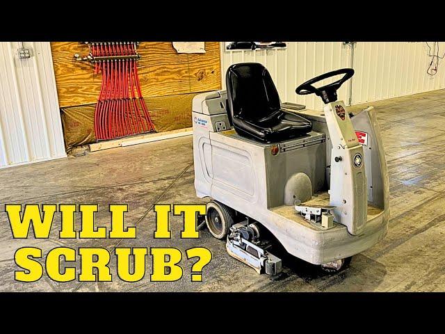 I bought the Cheapest Industrial Floor Scrubber I could Find! (How bad can it be?)