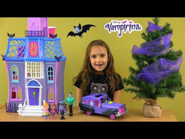 Vampirina Movie Story with Vampirina Fangtastic Friends and Family and Vampirina Theater Car