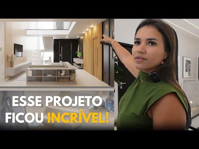 Projeto completo de Design de interiores para casa de alto padrão em condomínio de Macaé RJ