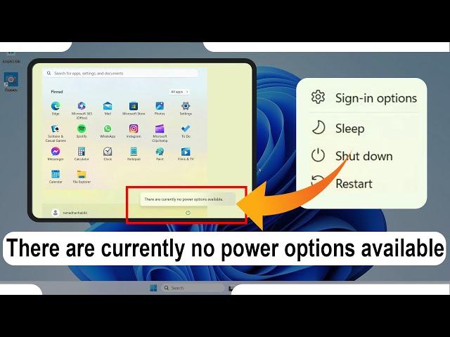 Tips Mengatasi Tombol Power Di Windows Tidak Ada Pilihan Yang Tersedia