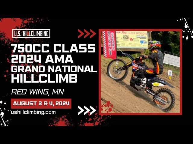 750cc Class - 2024 AMA Grand National Hillclimb Championship Red Wing, MN