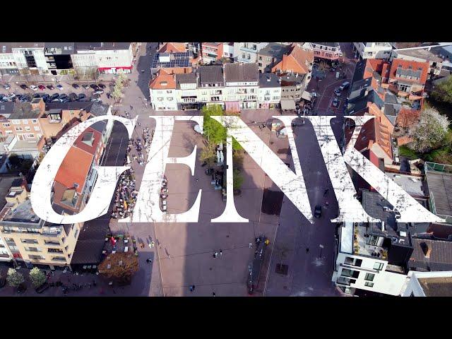 Drone Flight over the Center of Genk (Belgium)