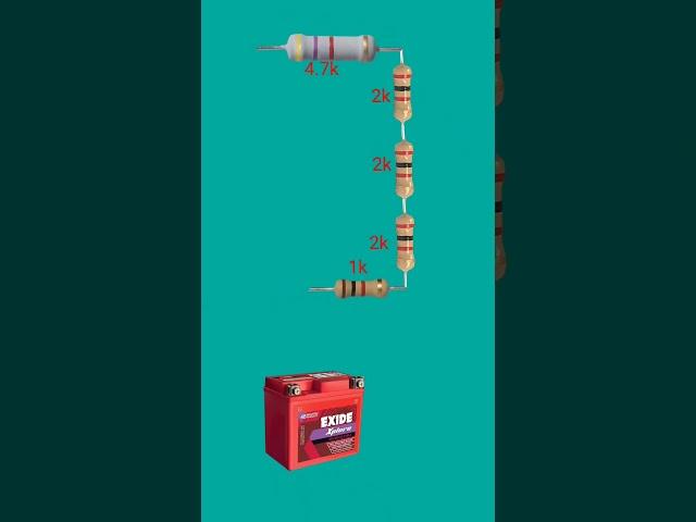 12v to 1.5v resistor  // #shortvideo