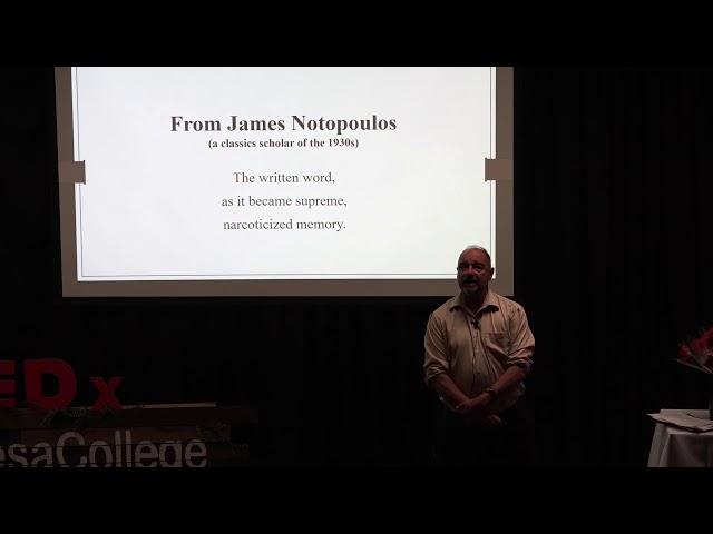 The Muses and the Oral Tradition | Joe Safdie | TEDxSDMesaCollege