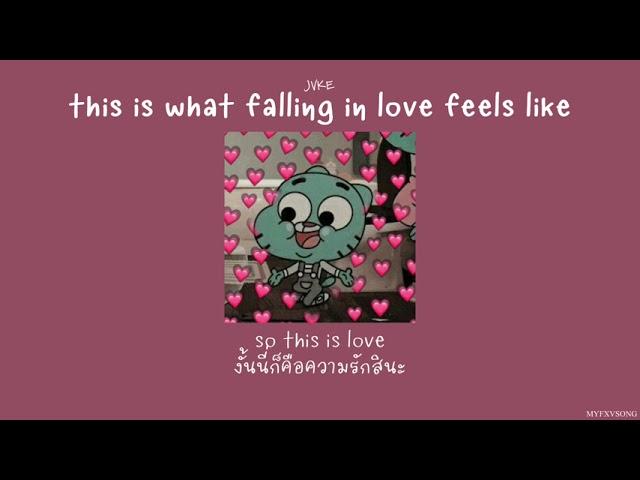 (THAISUB) this is what falling in love feels like - JVKE