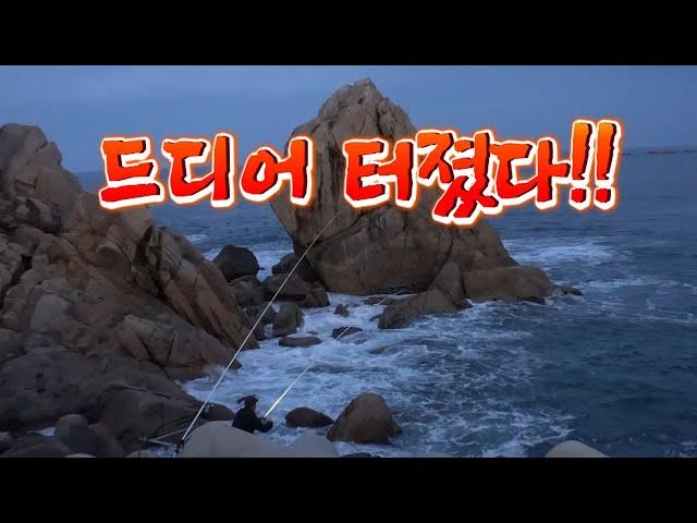 방파제 바로 앞까지 최고급 대물들이 붙었다!! /Sea fish that you must eat in fall!!