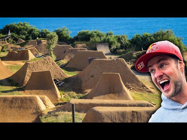 NEW TRICKS ON THESE INSANE DIRT JUMPS!!