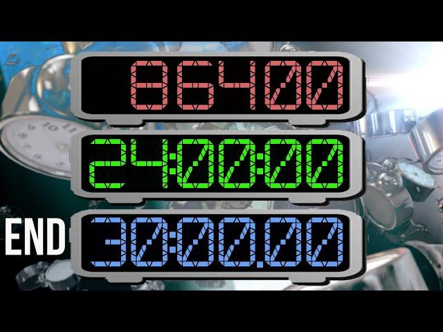 BCG 30 Minutes Stopwatch (24 Hour Clock from 1x tp 240x speed) Remix Namco Museum PS1 Record