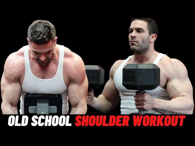 Old School Shoulder Workout - Build Massive Deltoids!